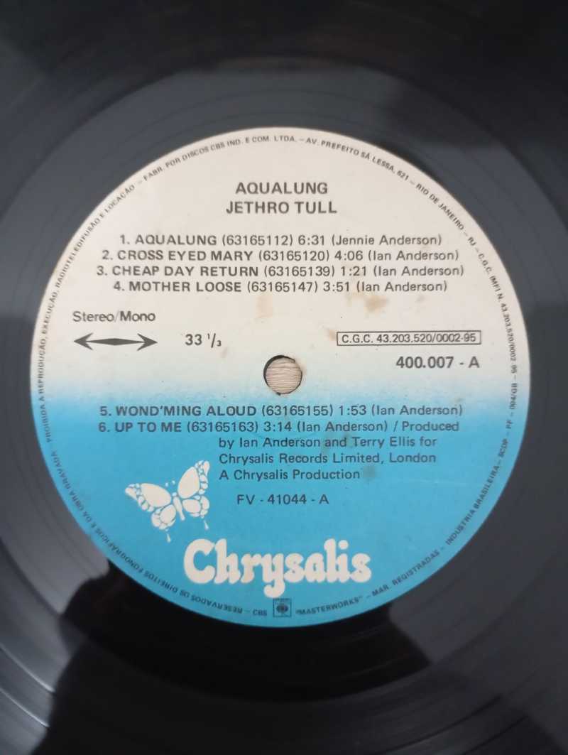 Lp Vinil Jethro Tull Aqualung