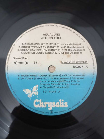 Lp Vinil Jethro Tull Aqualung