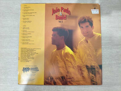 Lp Vinil João Paulo & Daniel Vol. 5 Com Encarte