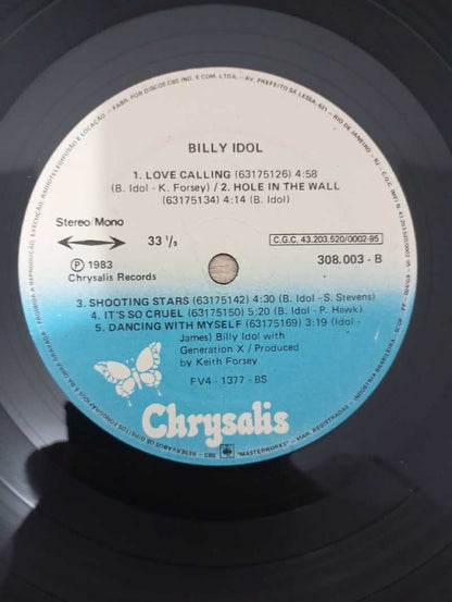 Lp Vinil Billy Idol 1983, Leia