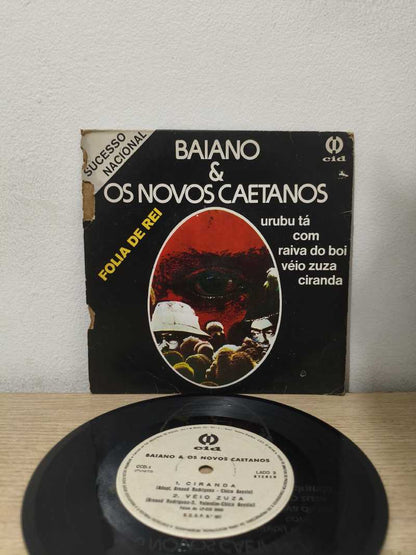 Compacto Vinil Baiano & Os Novos Caetanos Folia de Rei