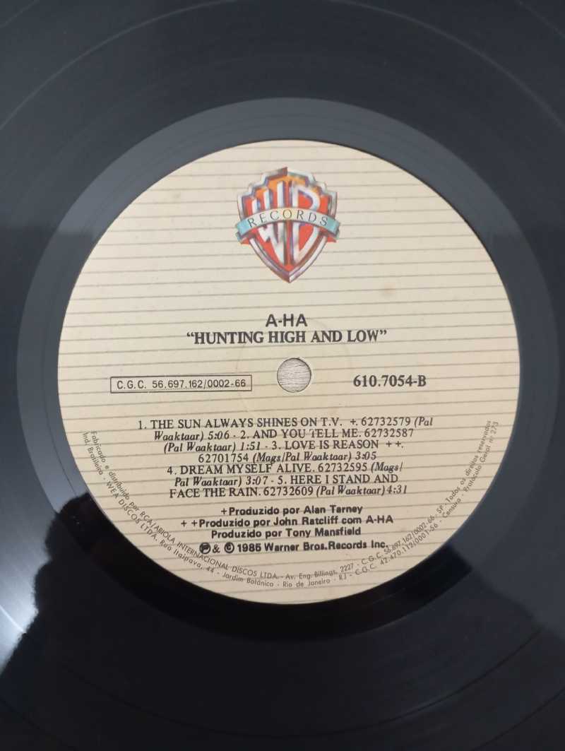 Lp Vinil A-Ha Hunting High And Low