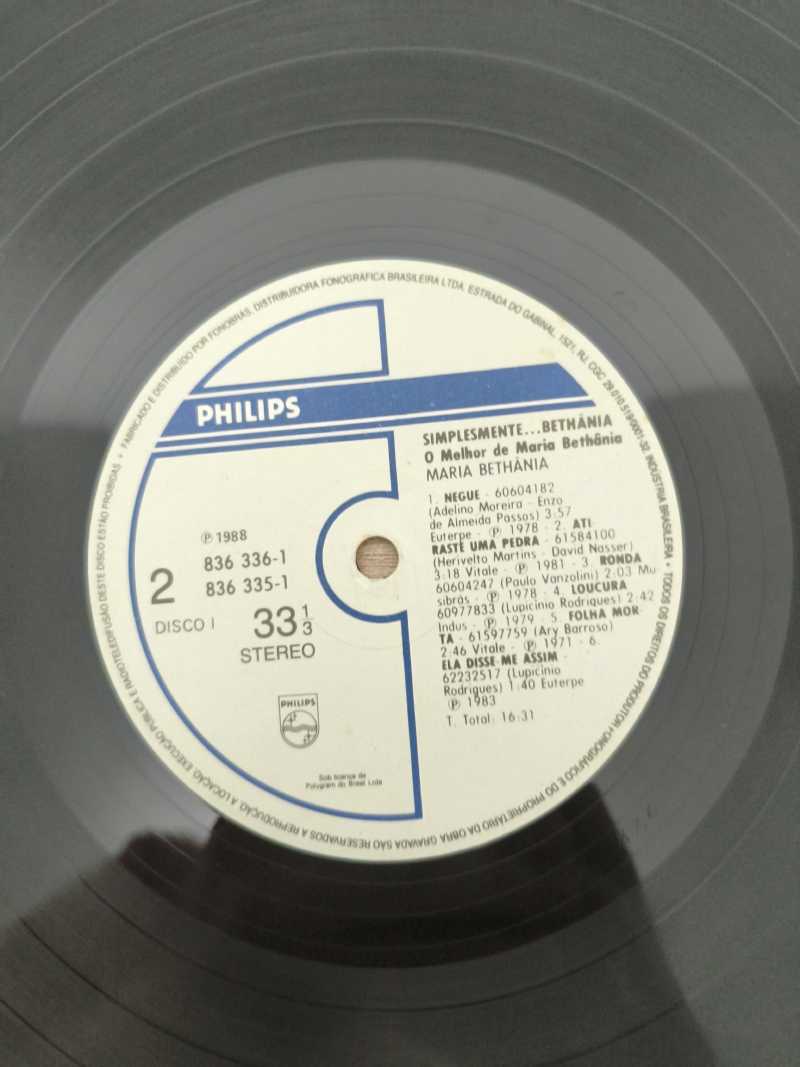 Lp Vinil Maria Bethânia Simplesmente O melhor de Duplo