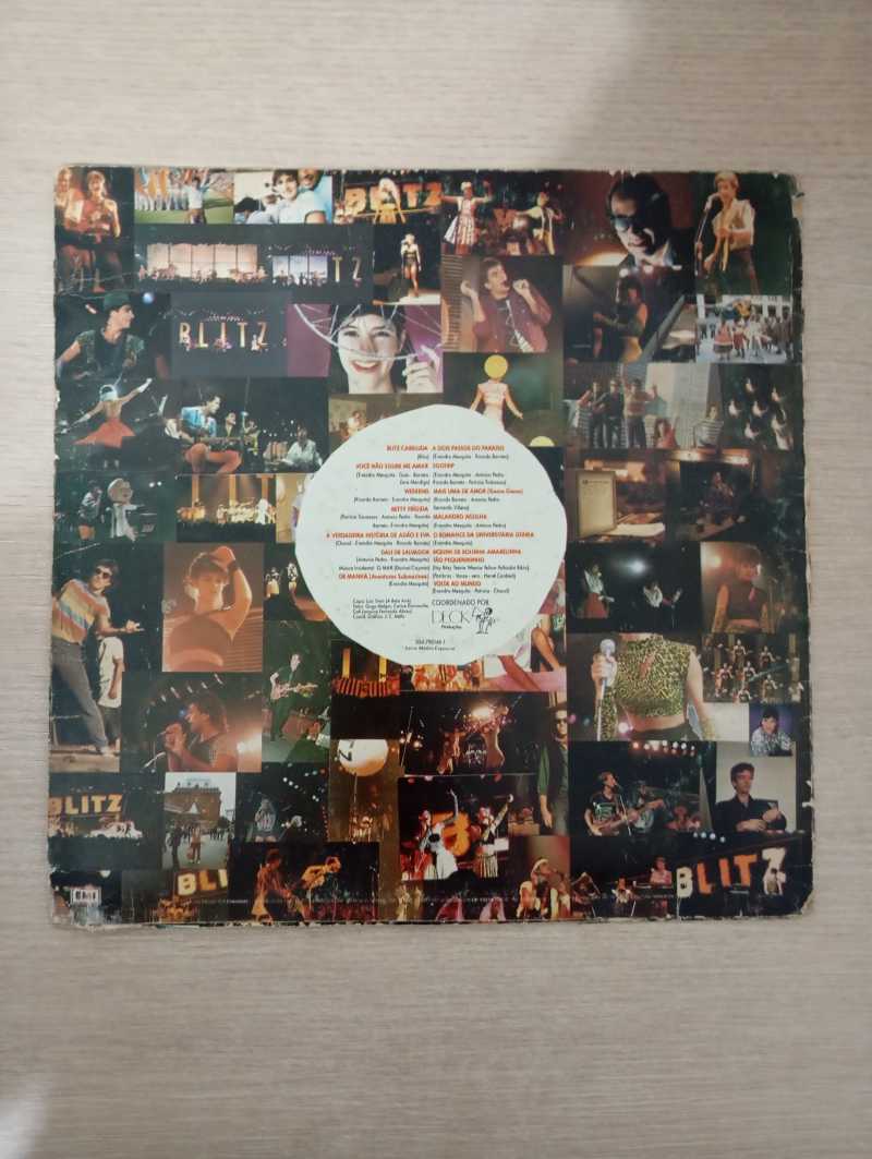 Lp Vinil Blitz Todas As Aventuras Da Blitz