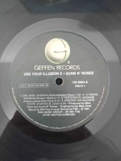 Lp Vinil Guns N Roses Use Your Illusion II Duplo C Encarte