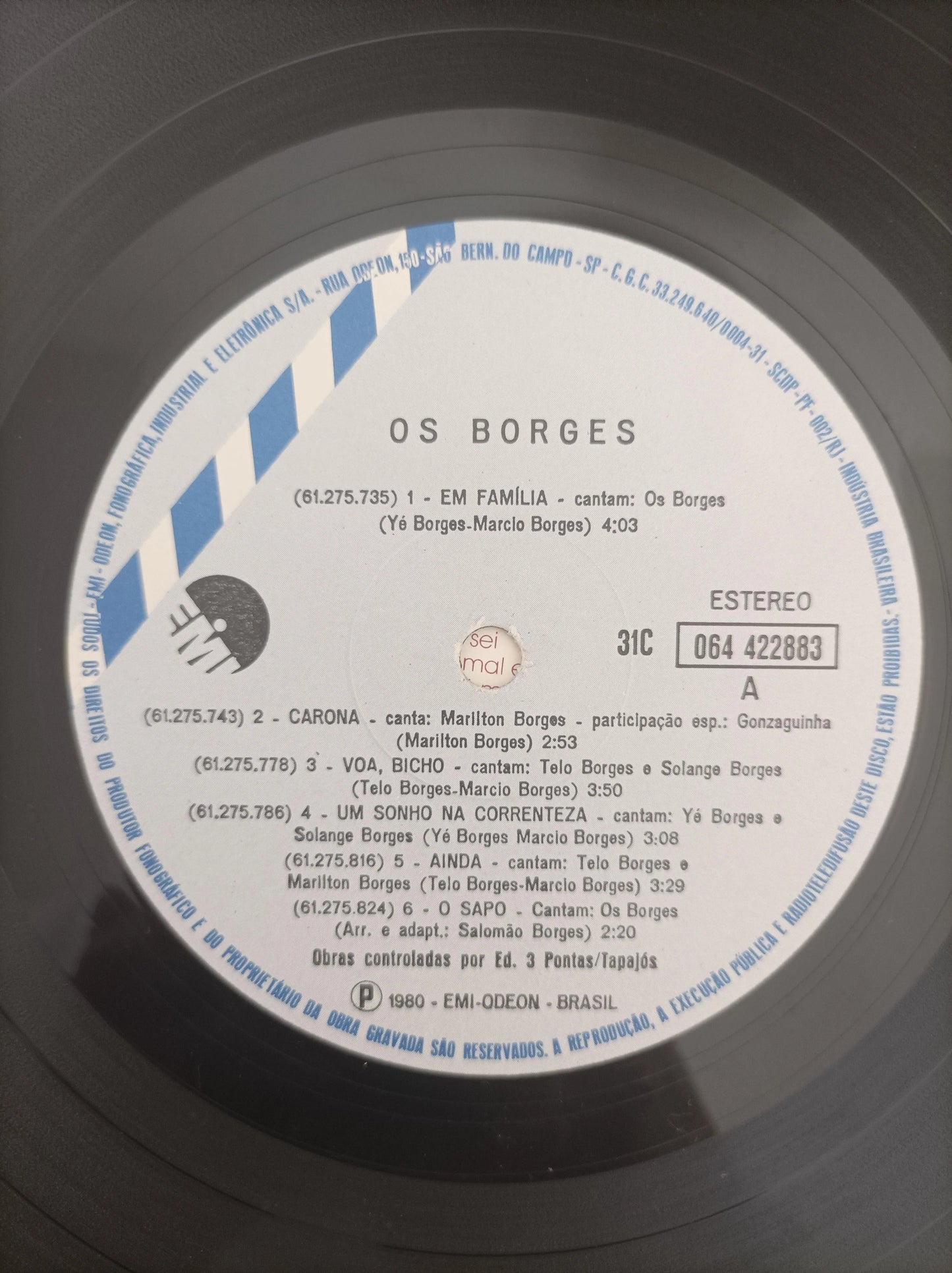Lp Vinil Os Borges Os Borges Com Encartes