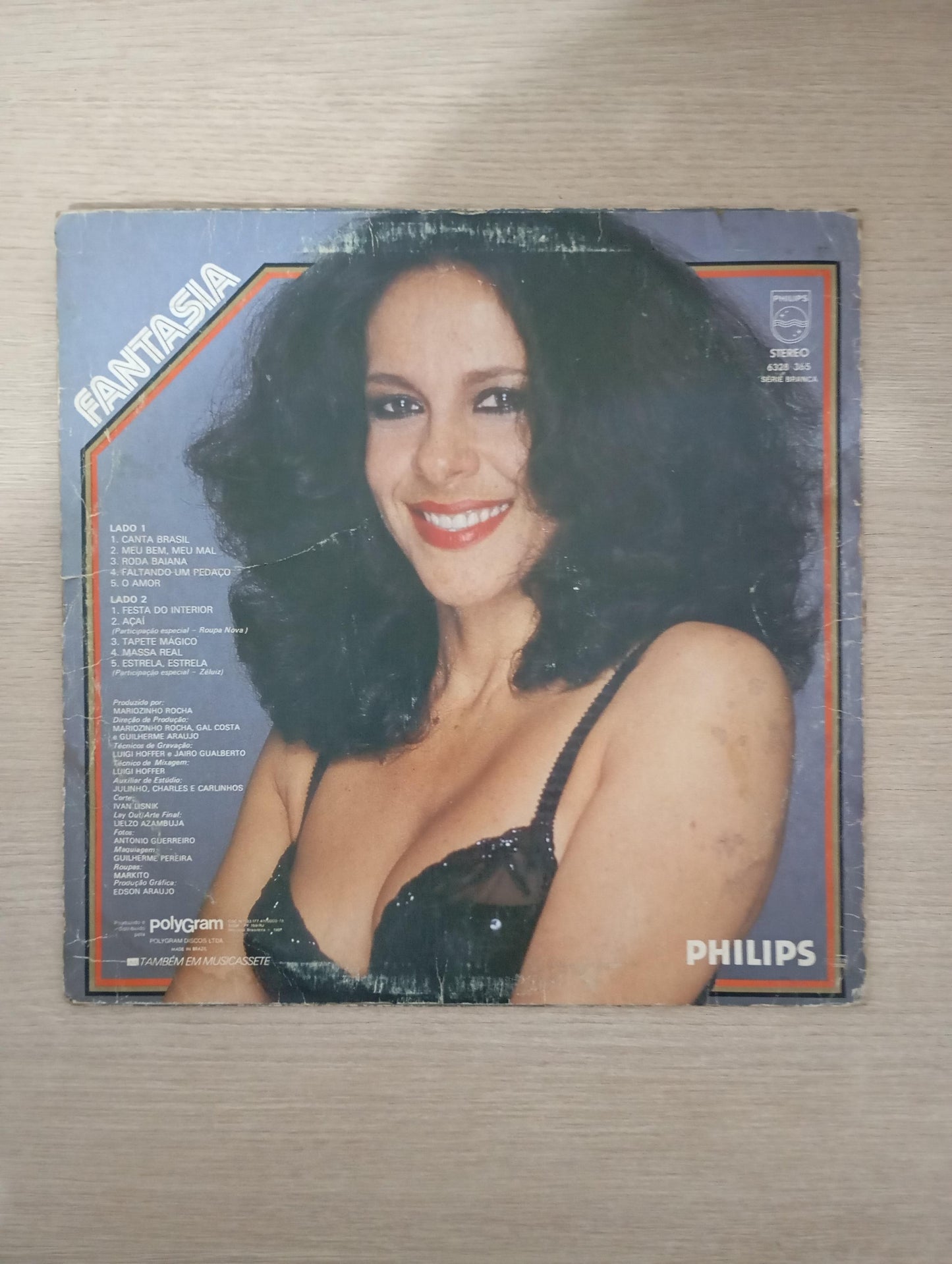 Lp Vinil Gal Costa Fantasia