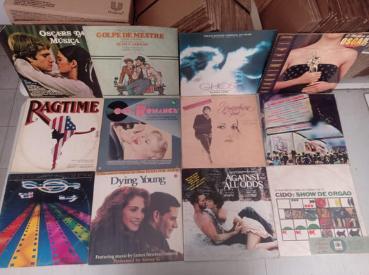 Lp Vinil Lote 12 Unidades Trilhas Sonoras Cinema