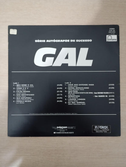 Disco Vinil Autógrafos de Sucesso Gal Costa A