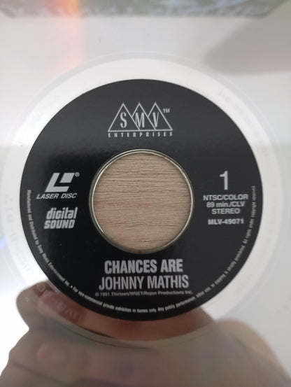 LD LaserDisc Johnny Mathis Chances Are Import USA