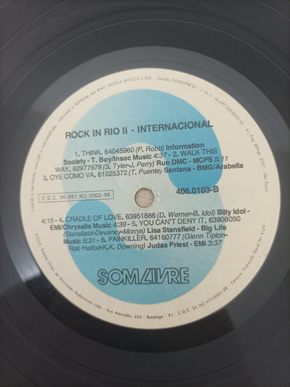 Lp Vinil Rock in Rio II Internacional