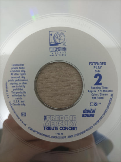 LD LaserDisc Freddie Mercury Tribute Concert Duplo Importado