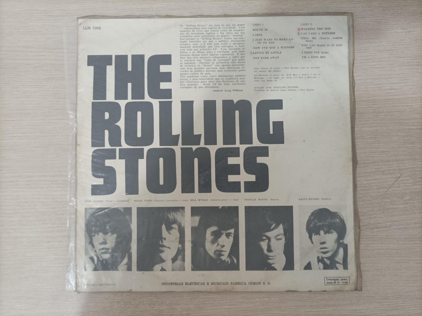 Lp Vinil The Rolling Stones 1ª Prensagem 1964