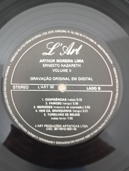 Lp Vinil Arthur Moreira Lima Ernesto Nazareth Volume 2