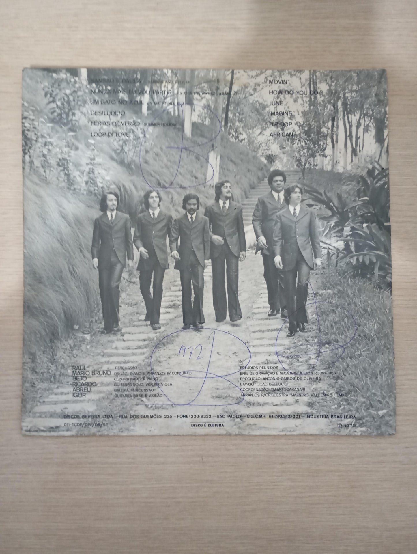 Lp Vinil Os Carbonos Os Carbonos Instrumental