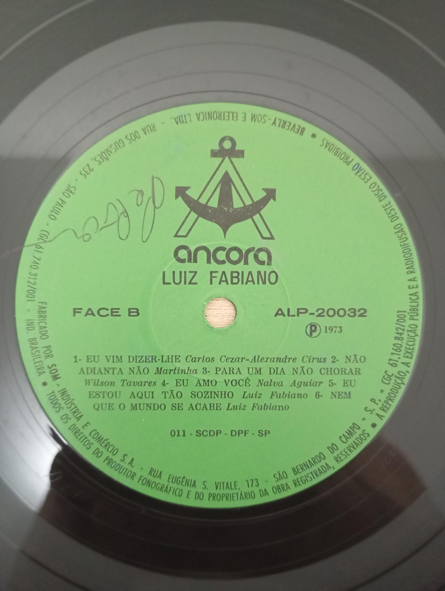 Lp Vinil Luiz Fabiano 1973
