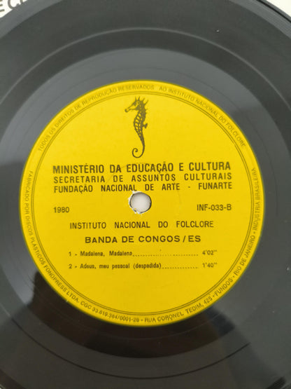 Compacto Vinil Folclore Brasileiro 33 Banda Congos C/Encarte