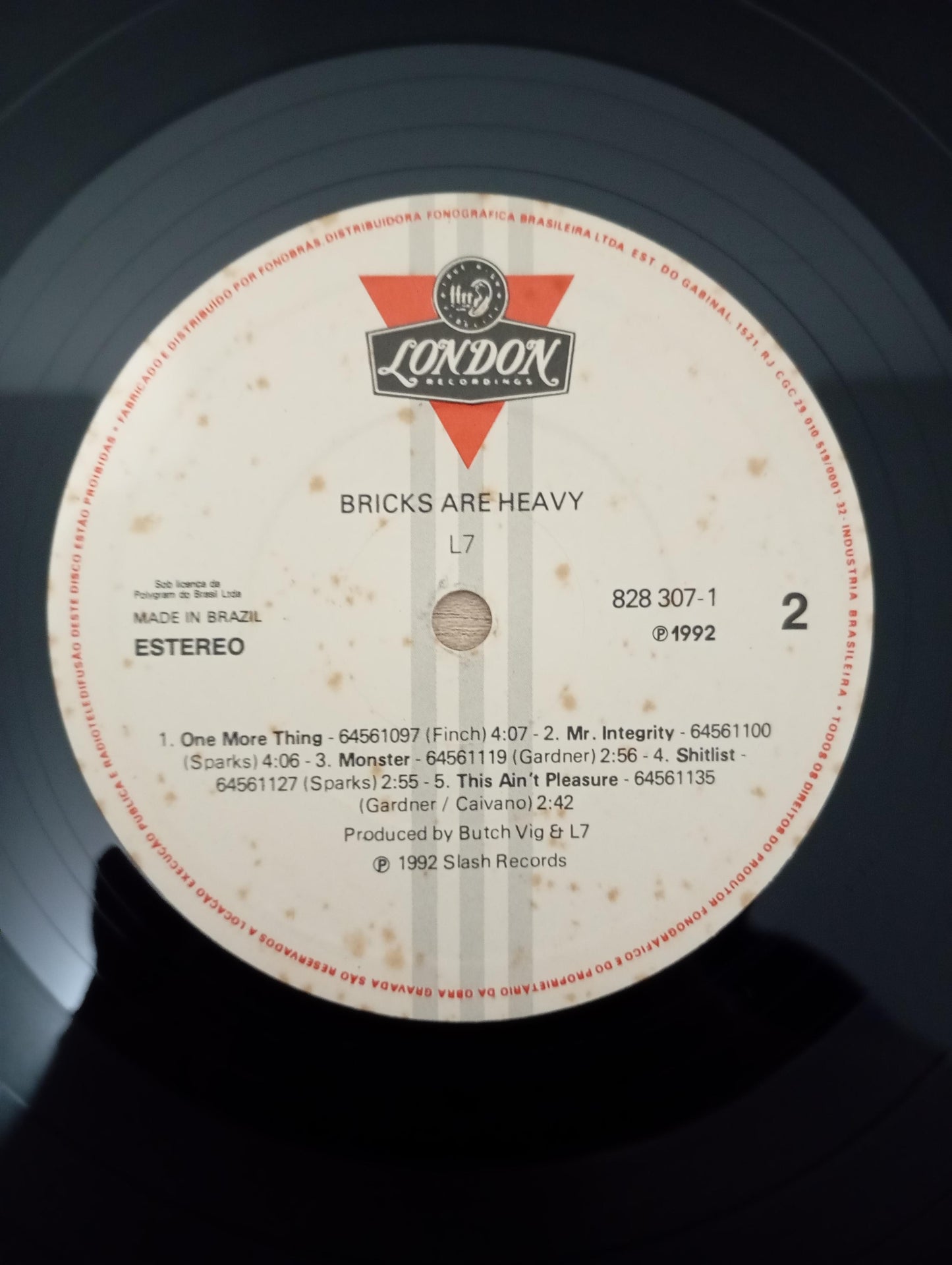 Lp Vinil L7 Bricks Are Heavy