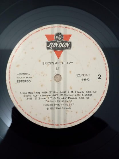 Lp Vinil L7 Bricks Are Heavy