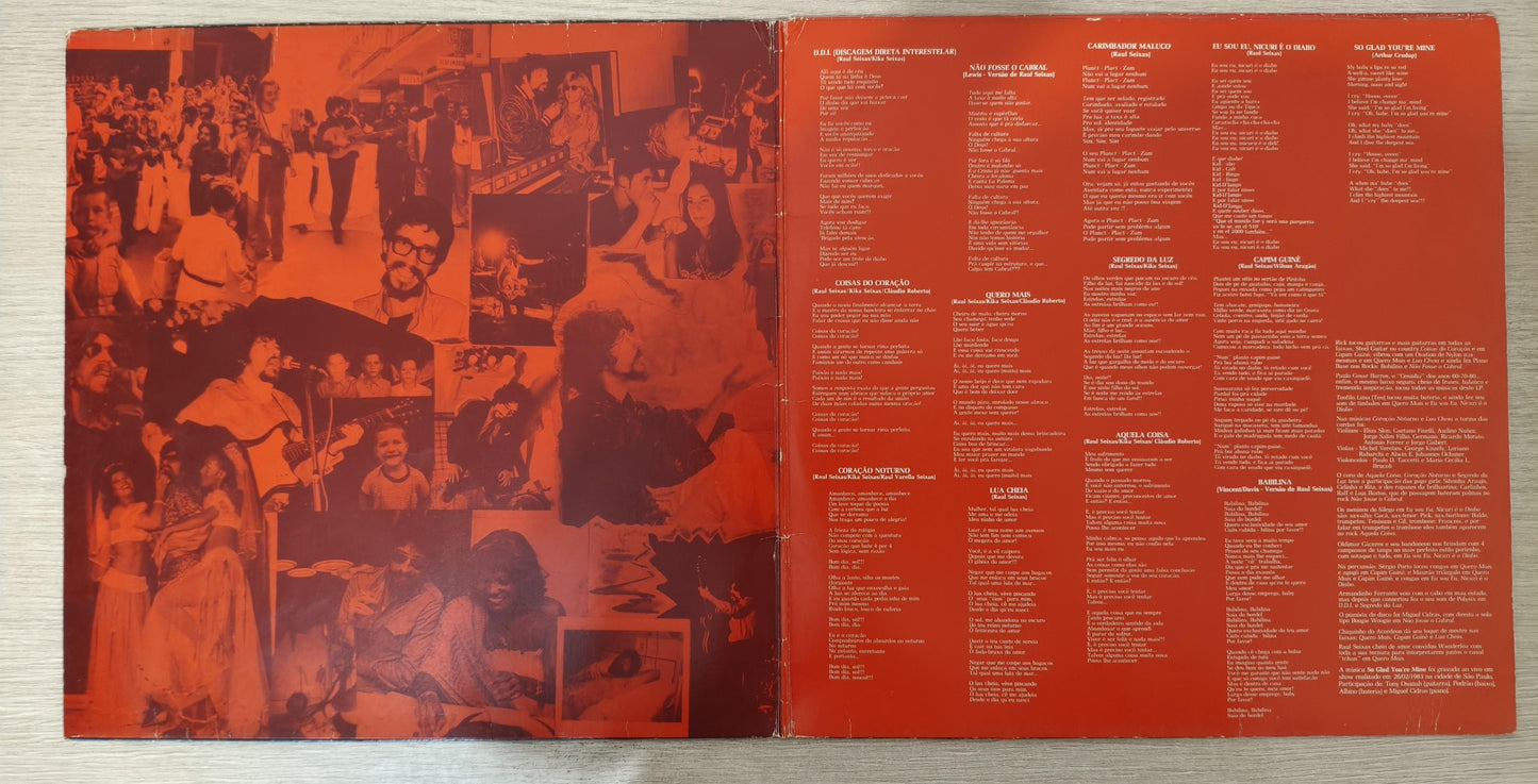 Lp Vinil Raul Seixas Carimbador Maluco Capa Dupla