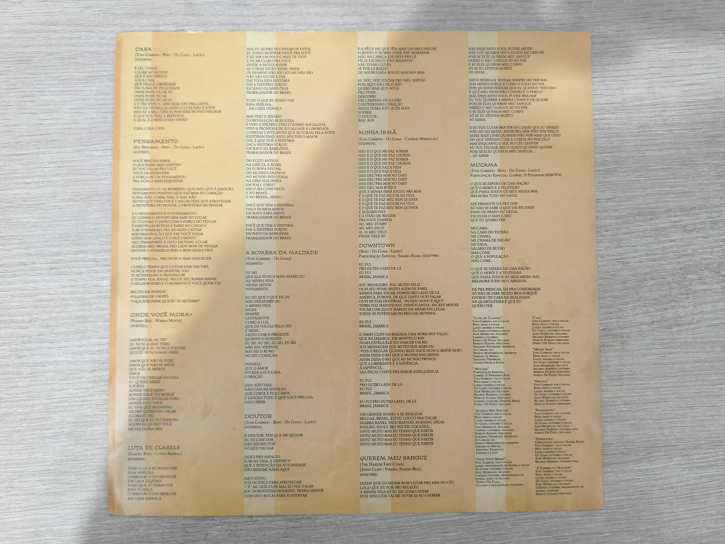 Lp Vinil Cidade Negra Sobre Todas As Forças Com Encarte