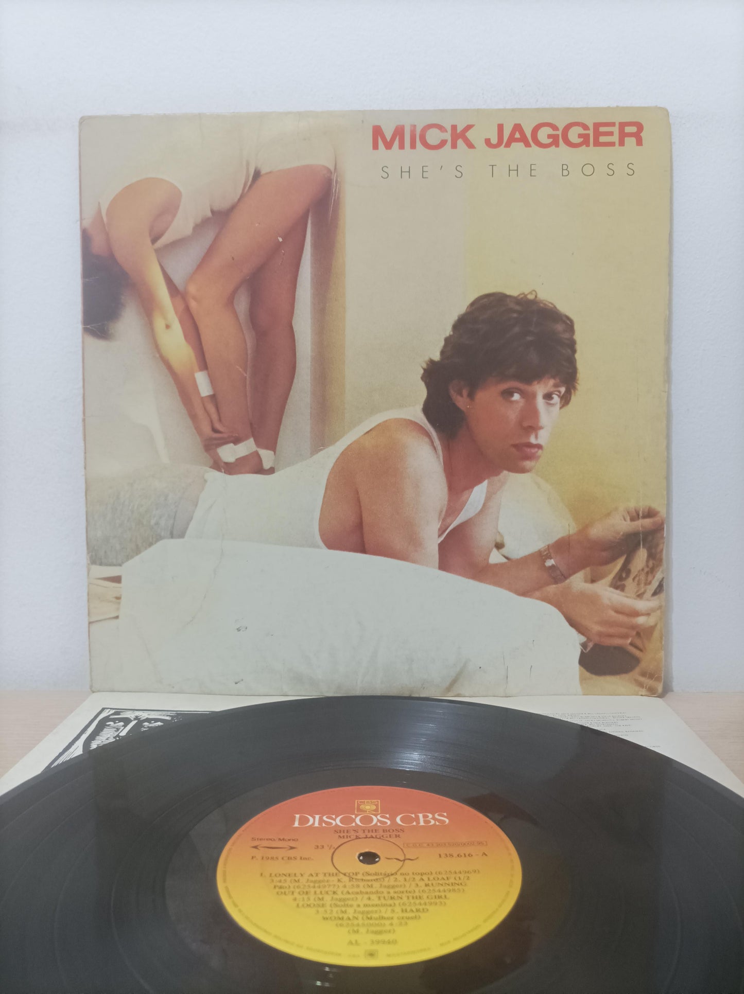 Lp Vinil Mick Jagger She's The Boss Com Encarte
