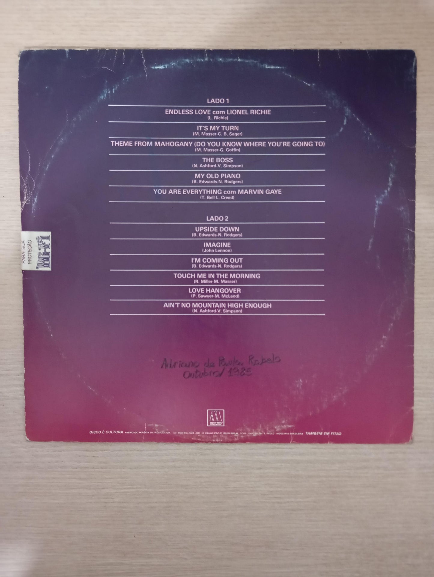 Lp Vinil Diana Ross Especial