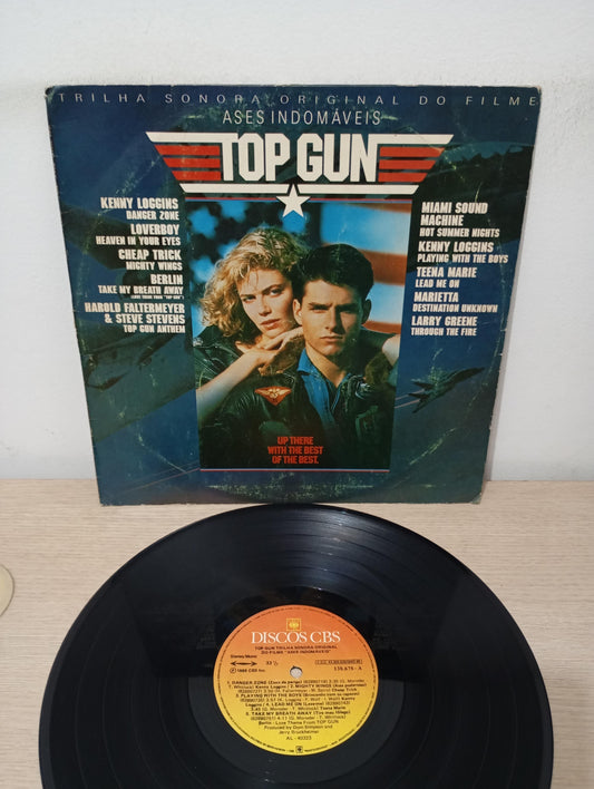 Lp Vinil Top Gun Ases Indomáveis Com Encarte