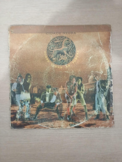 Lp Vinil Cidade Negra Sobre Todas As Forças Com Encarte