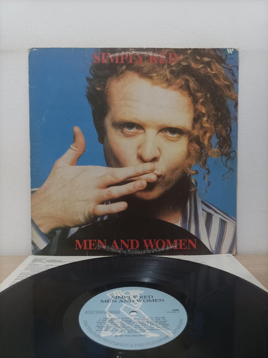 Disco Vinil Men And Women Simply Red Com Encarte A
