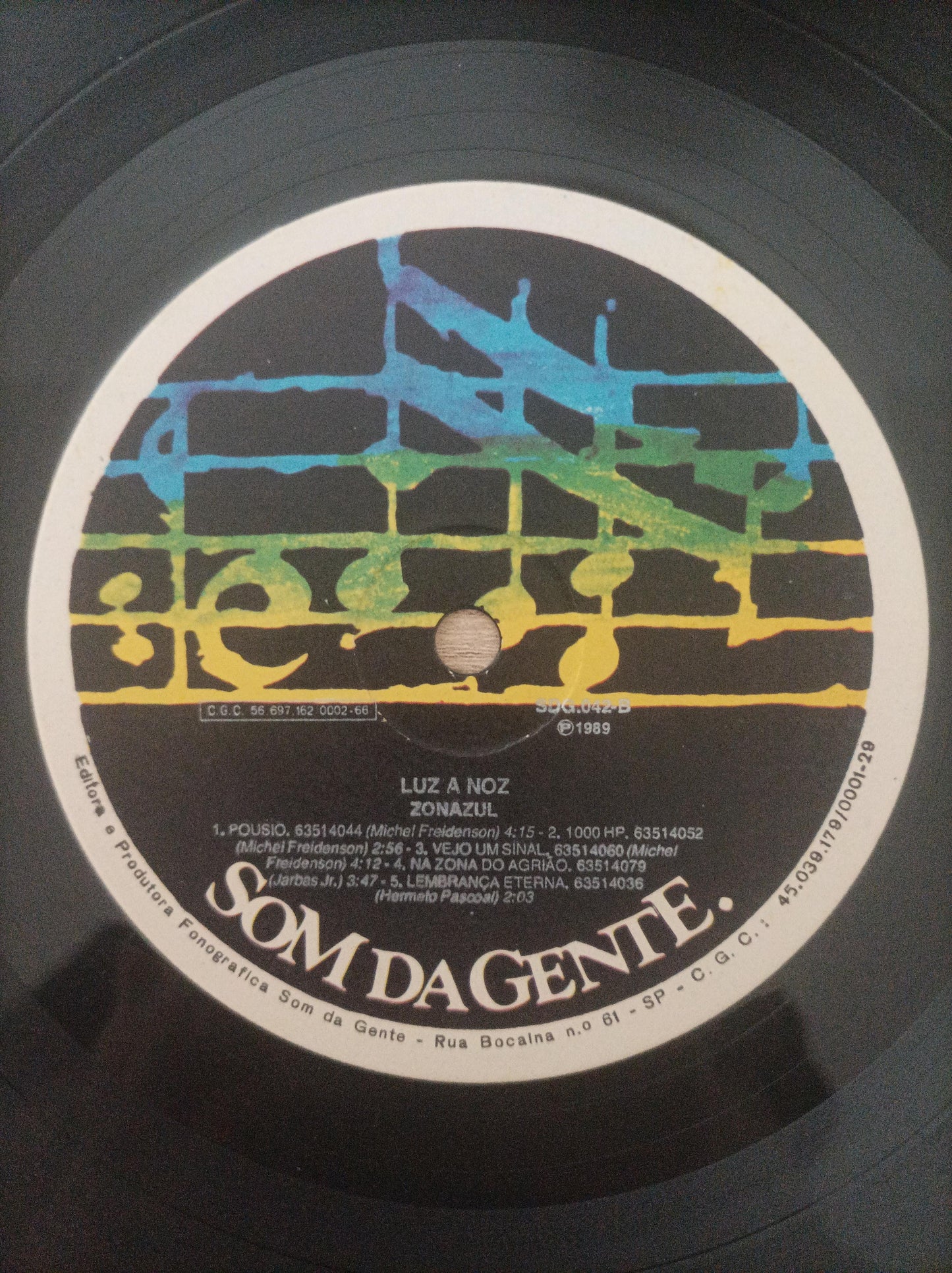 Lp Vinil Zonazul Luz A Noz