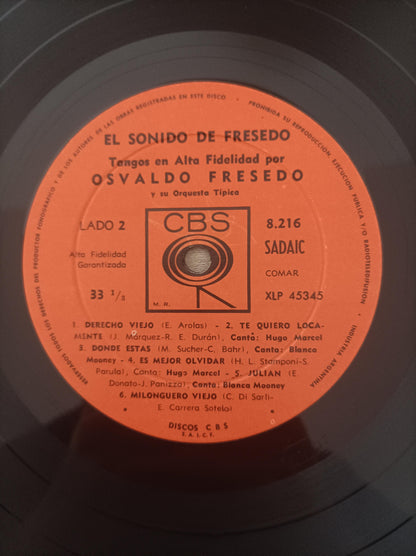 Lp Vinil Osvaldo Fresedo El Sonido de Fresedo Importado