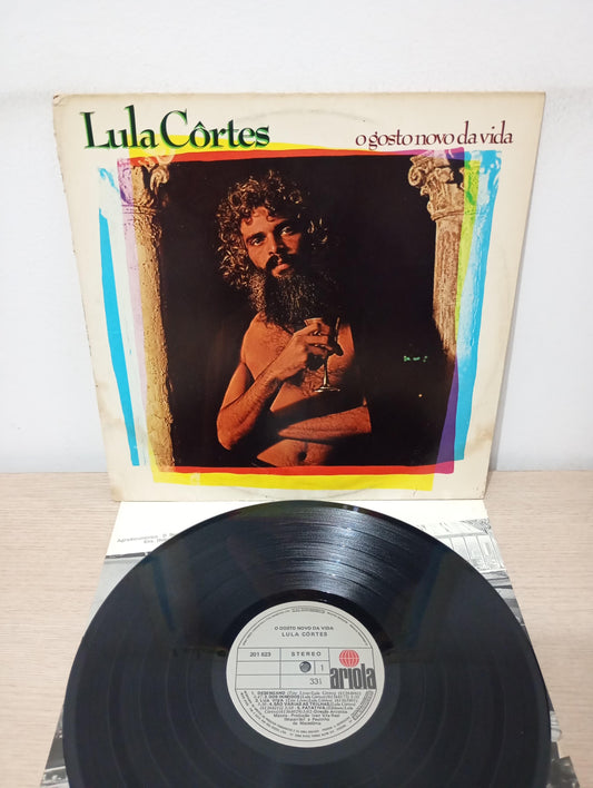 Lp Vinil Lula Côrtes O Gosto Novo Da Vida Com Encarte