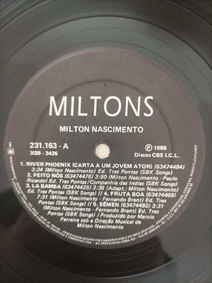 Lp Vinil Milton Nascimento Miltons Com Encarte