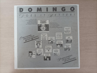 Lp Vinil Placido Domingo Perhaps Love Com Encarte Importado