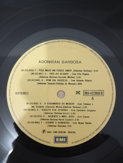 Lp Vinil Adoniran Barbosa 1980