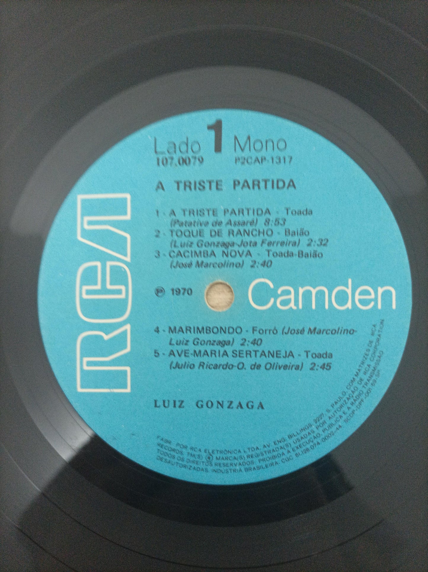 Lp Vinil Luiz Gonzaga A Triste Partida
