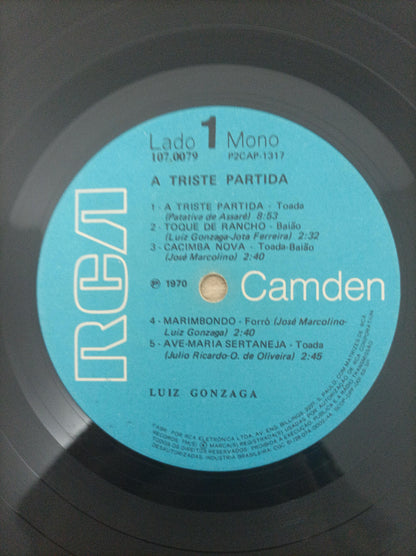 Lp Vinil Luiz Gonzaga A Triste Partida