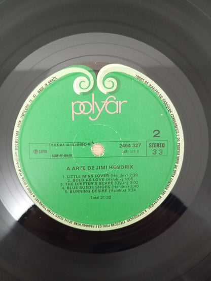 Lp Vinil Jimi Hendrix A Arte De Jimi Hendrix Duplo