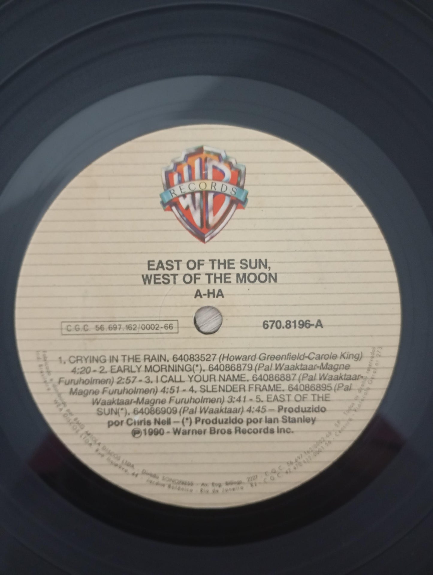 Lp Vinil A-ha East Of The Sun West Of The Moon Com Encarte