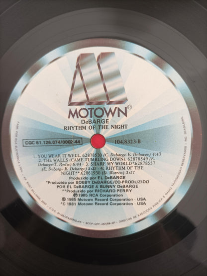 Lp Vinil DeBarge Rhythm Of The Night Com Encarte