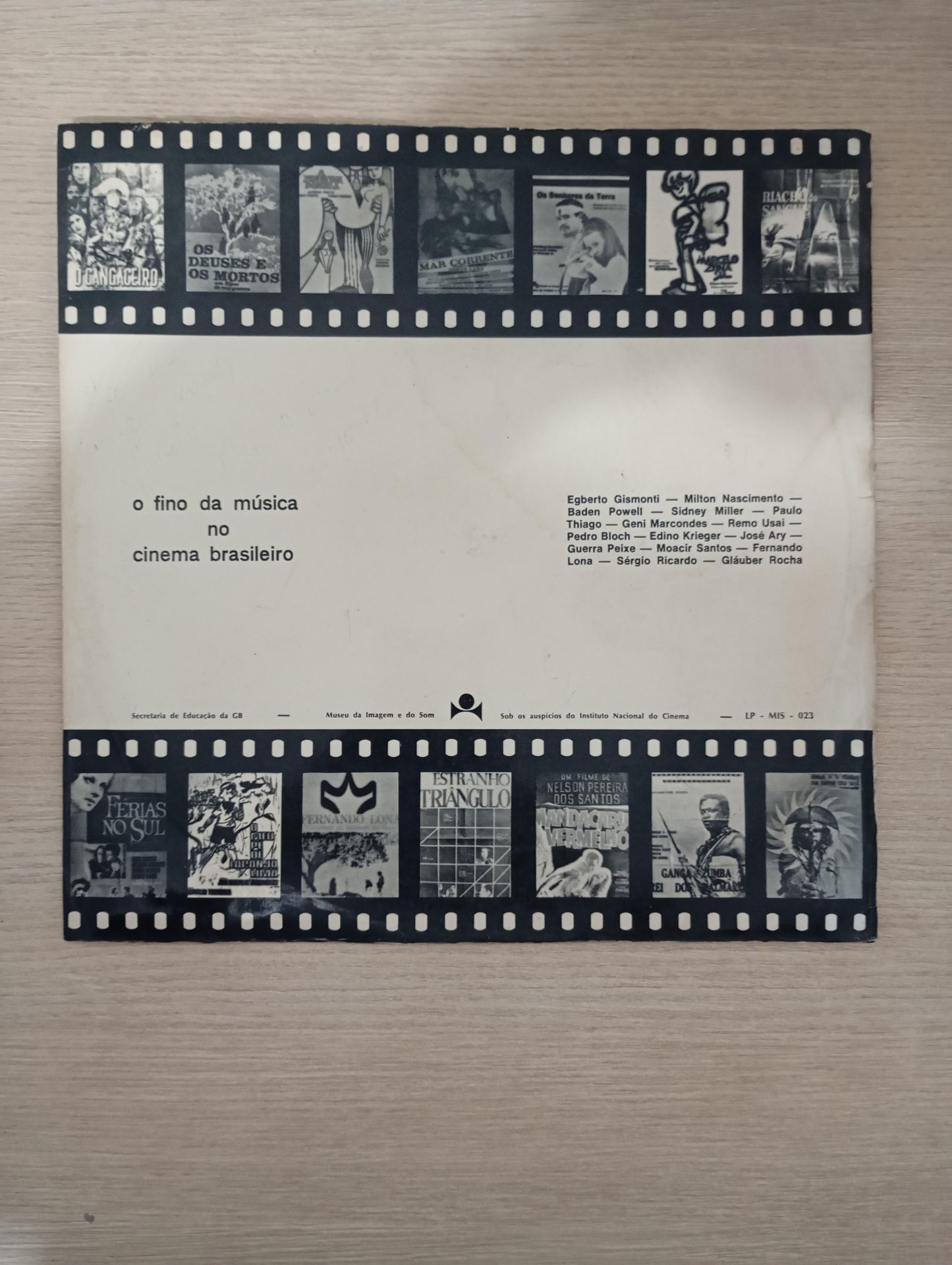 Lp Vinil O fino Da Música no Cinema Brasileiro Com Encarte