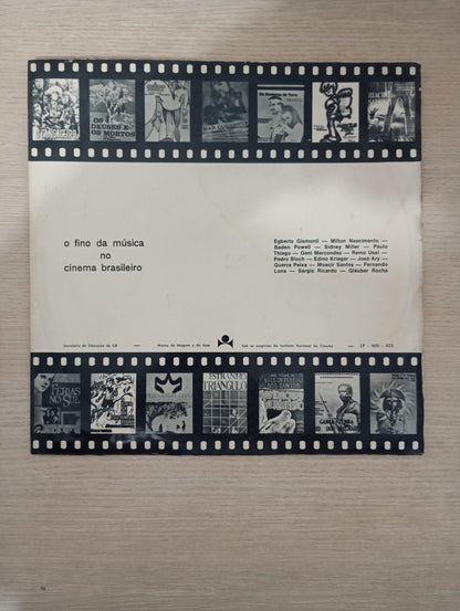 Lp Vinil O fino Da Música no Cinema Brasileiro Com Encarte