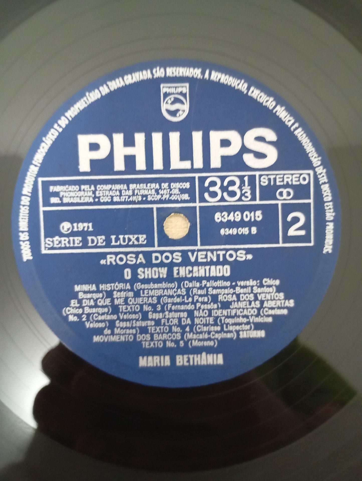 Disco Vinil Rosa Dos Ventos Maria Bethânia A
