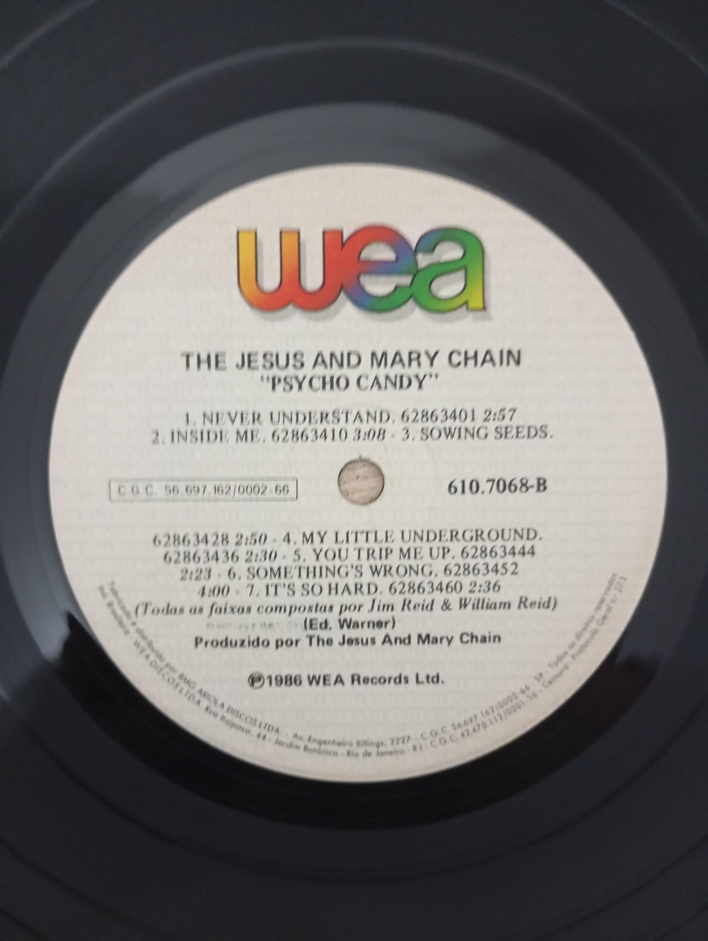 Lp Vinil The Jesus And Mary Chain Psycho Candy Com Encarte