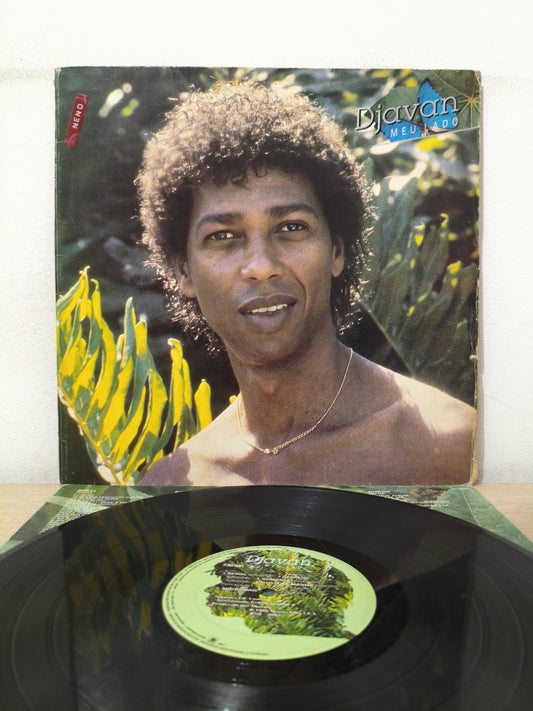 Lp Vinil Djavan Meu Lado Capa Dupla Com Encarte