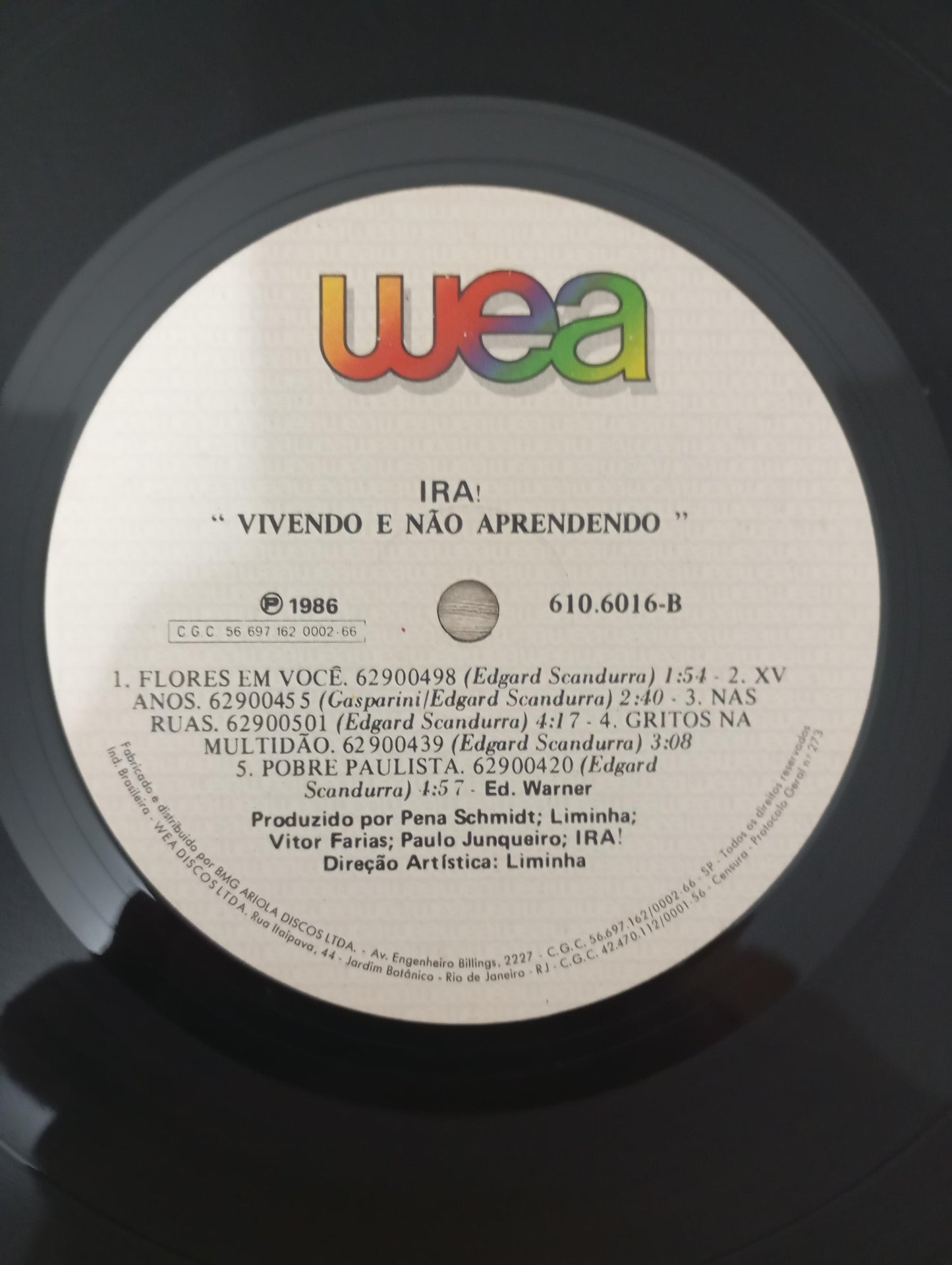 Lp Vinil Ira! Vivendo E Não Aprendendo