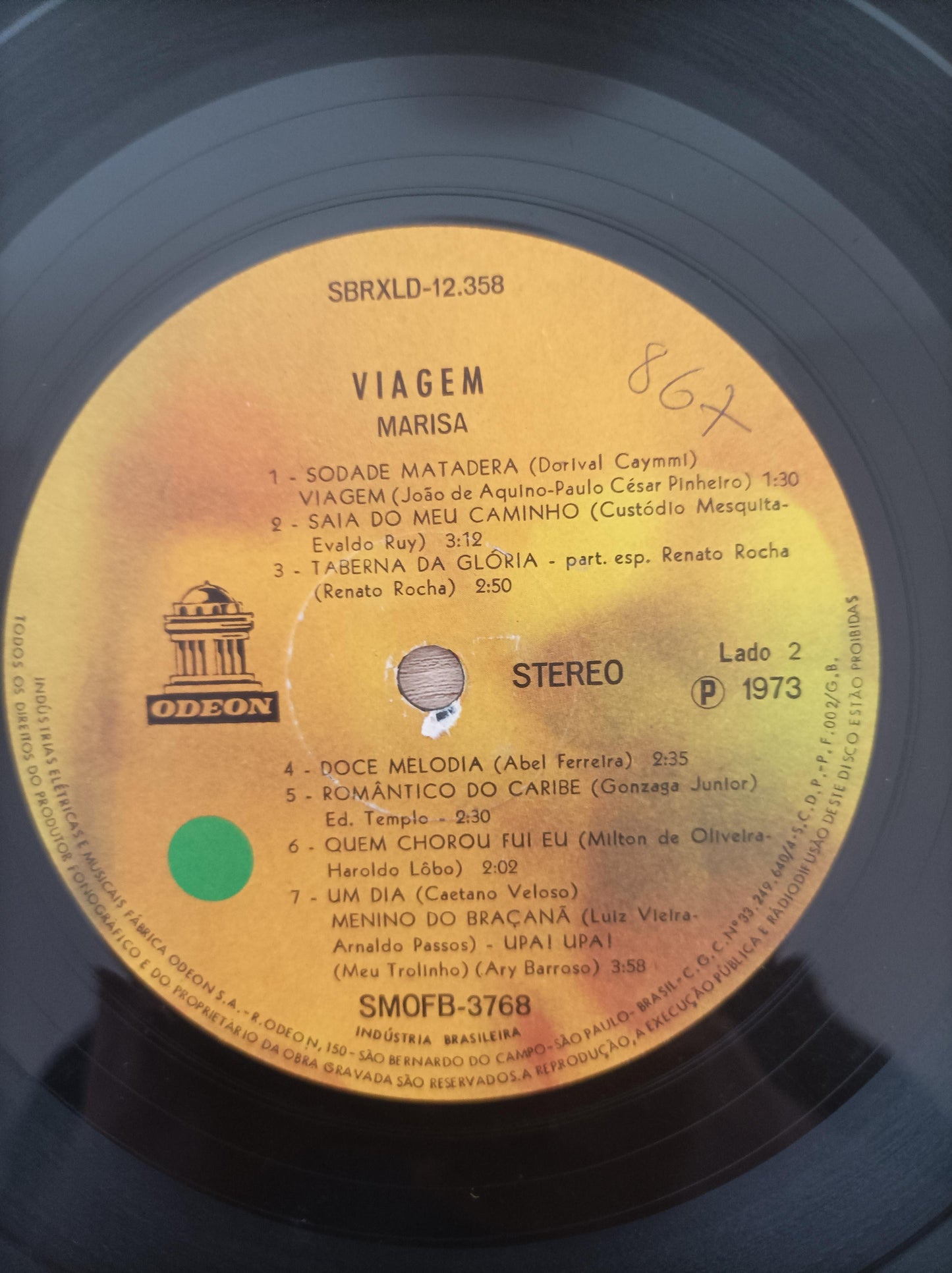 Lp Vinil Marisa Viagem