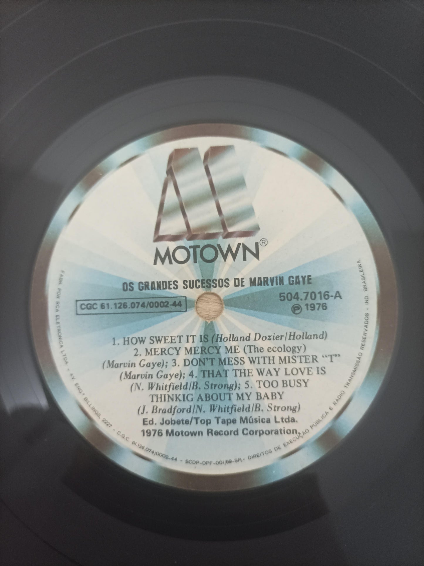 Disco Vinil Os Grandes Sucessos de Marvin Gaye A