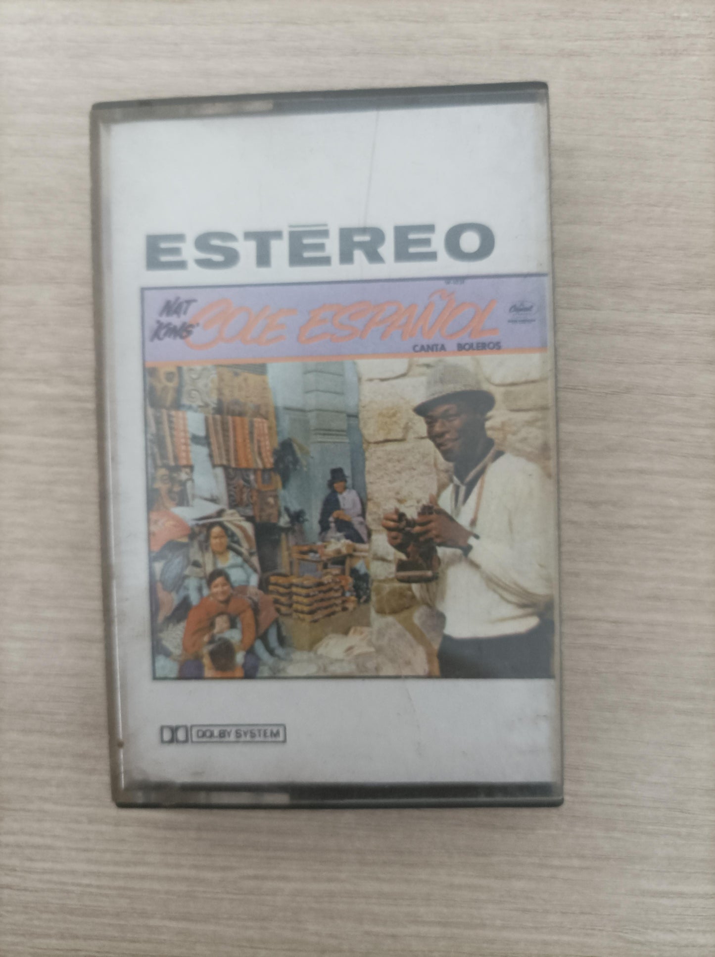 Fita K7 Cassete Nat King Cole Canta Boleros